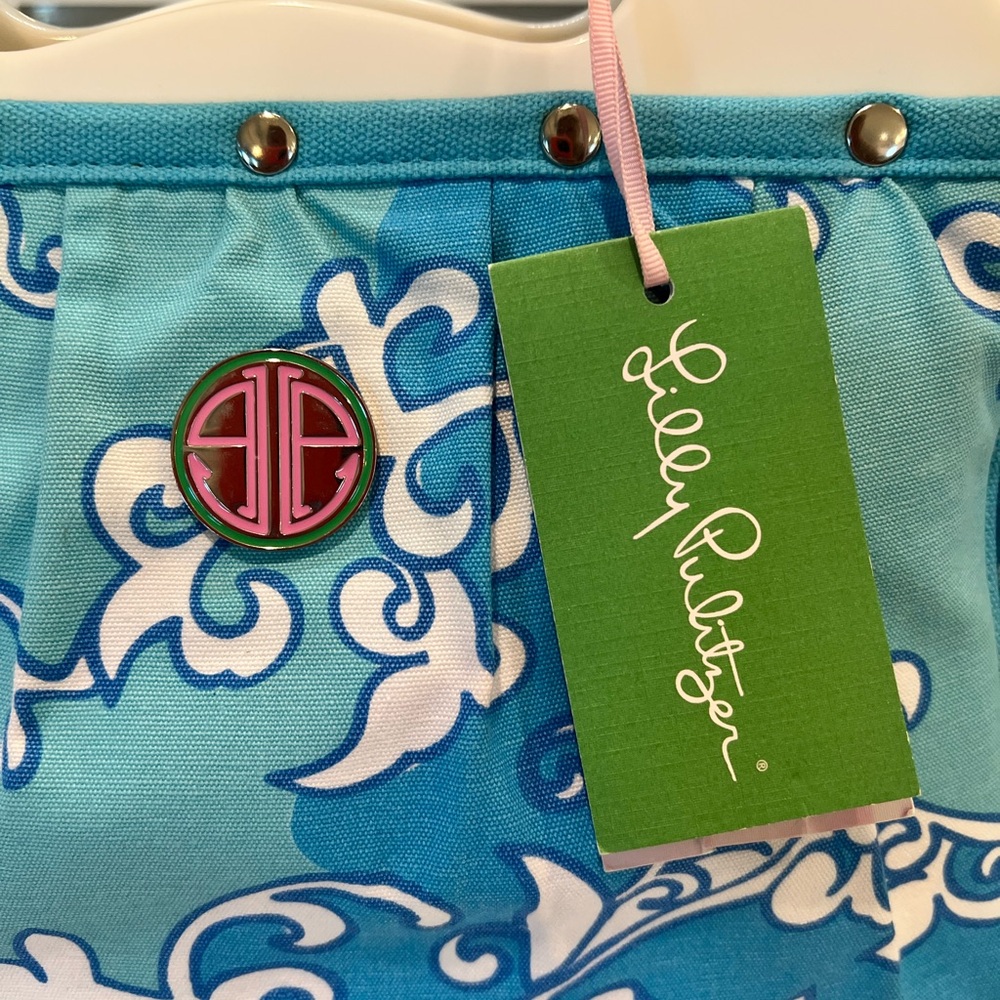 Vintage Lilly Pulitzer “un-Bermuda” bag in “making the rounds” - Picture 3 of 10